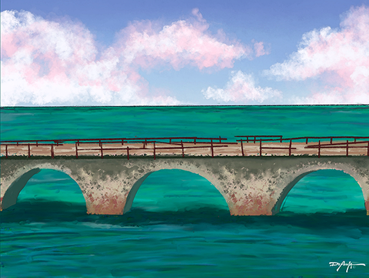 Painting the Iconic Old Seven Mile Bridge