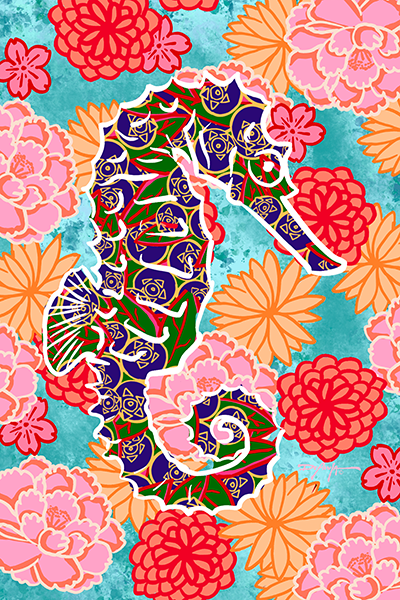 The Seahorse Uchikake