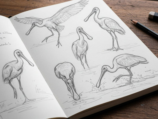 An Inspired Roseate Spoonbill Portrait