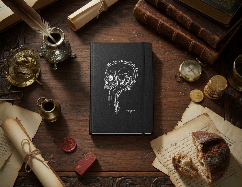 To Be or Not To Be Hardcover bound notebook