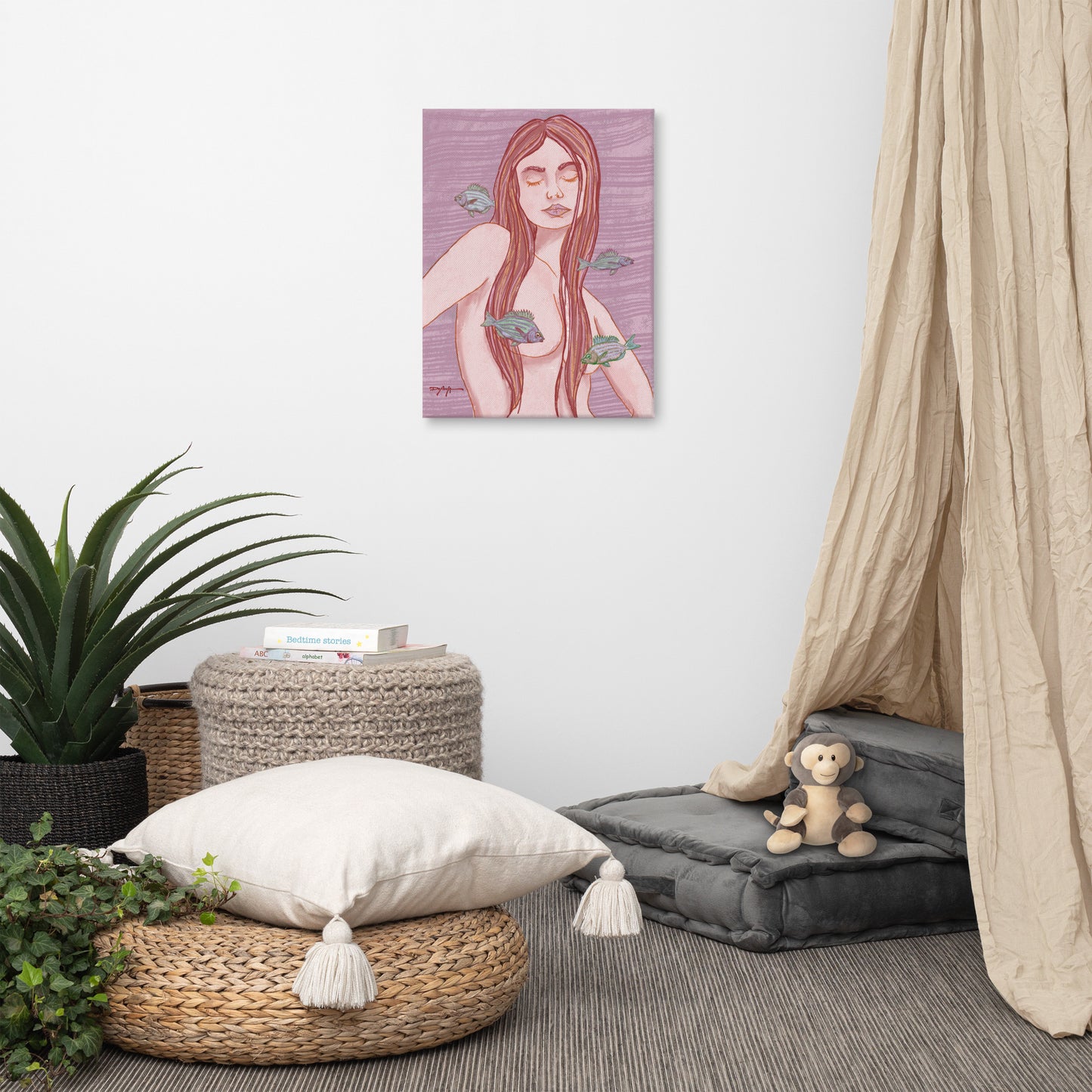 Wayfinder Rose Quartz Fine Art Canvas