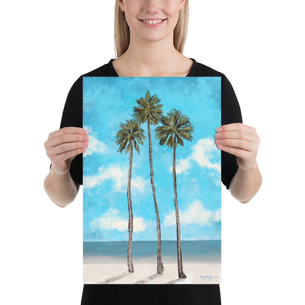 The Three Muses Coastal Fine Art Print 12" x 18"