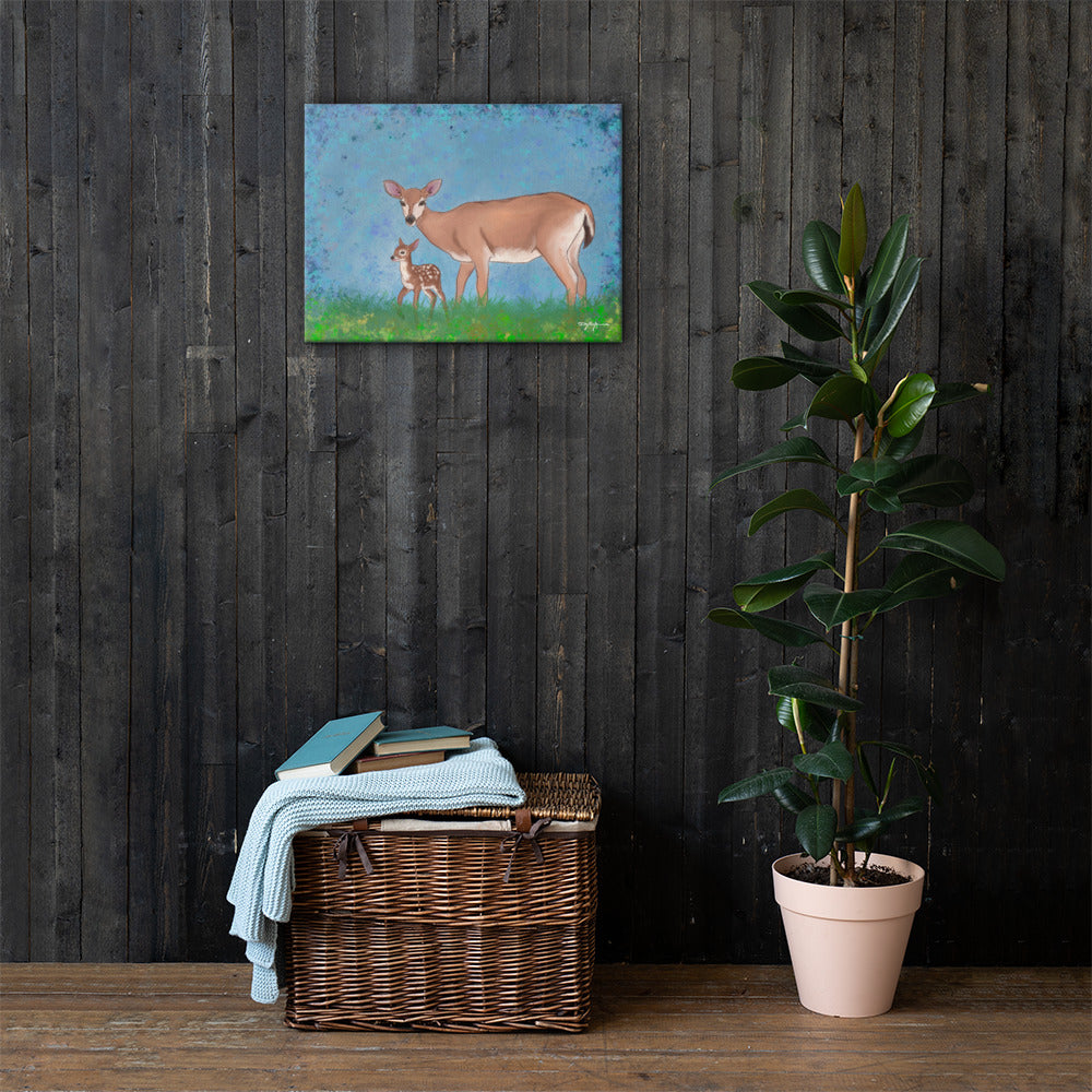 Key Deer Fine Art Canvas Print