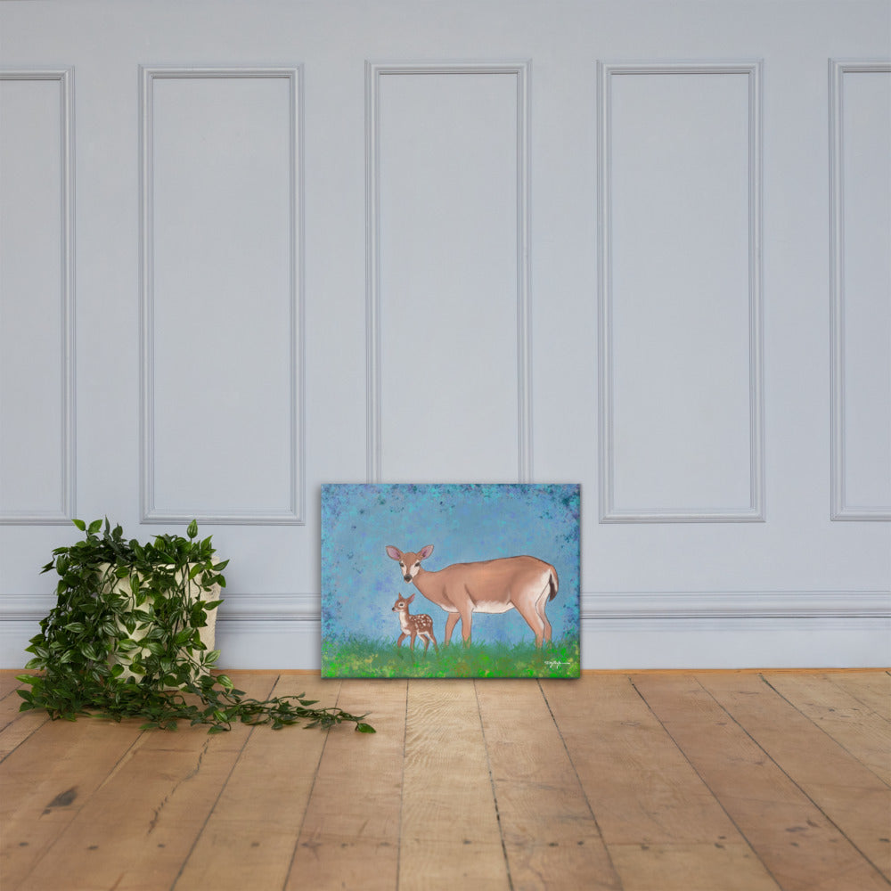 Key Deer Fine Art Canvas Print