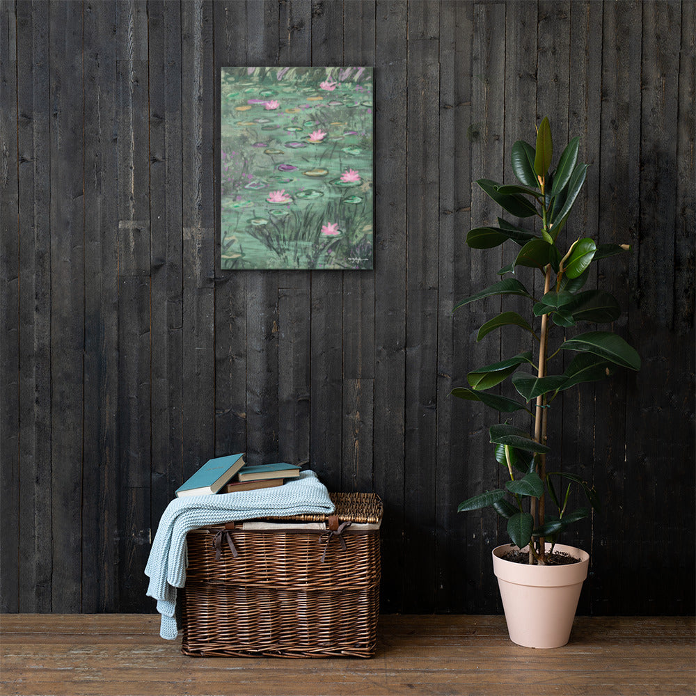 Lily Pads Fine Art Canvas