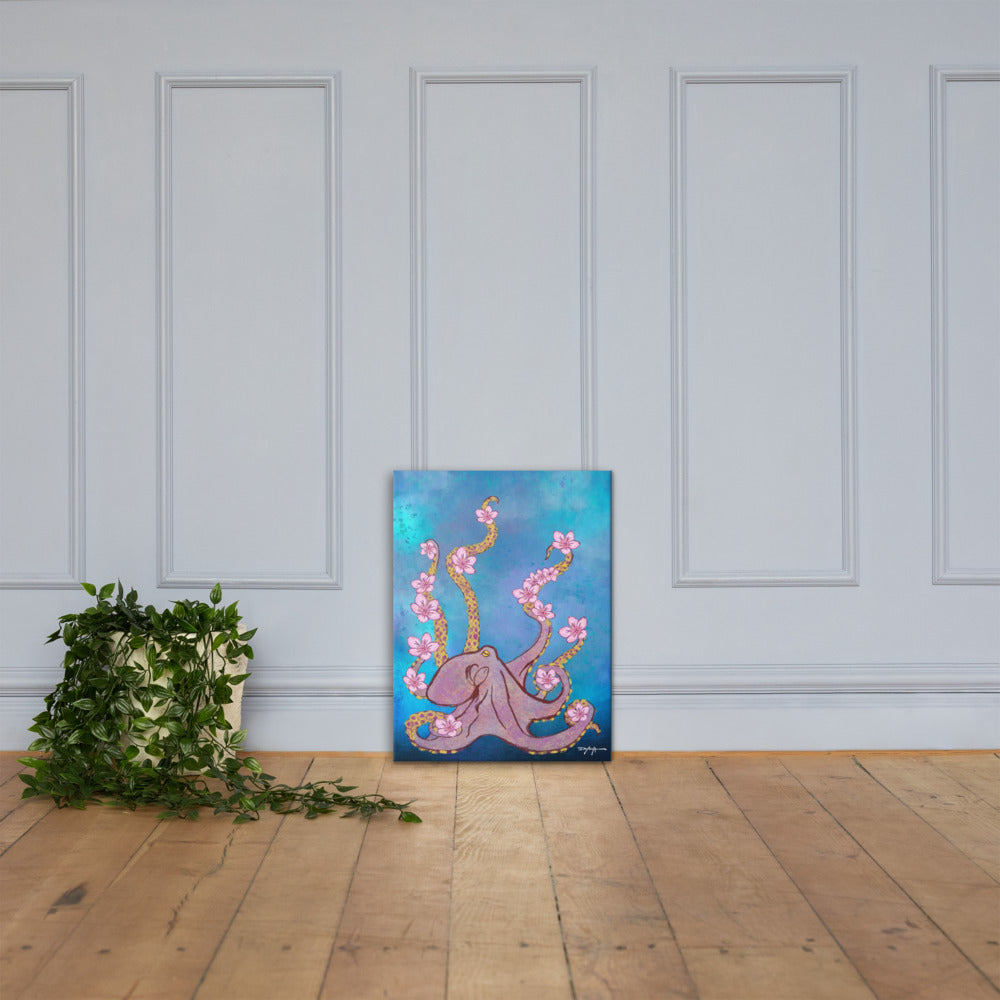 Octopus’s Garden Fine Art Canvas 18" x 20"
