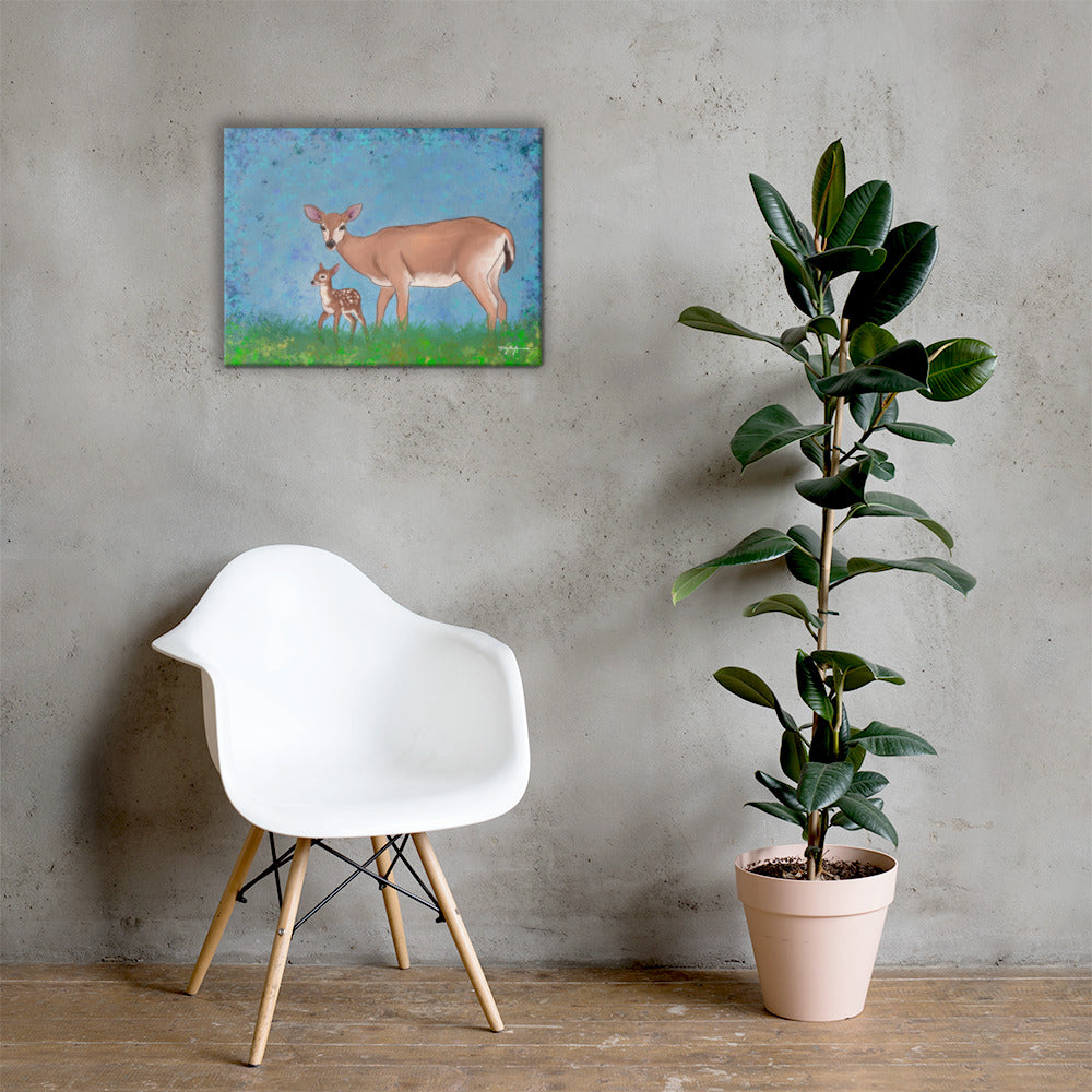 Key Deer Fine Art Canvas Print