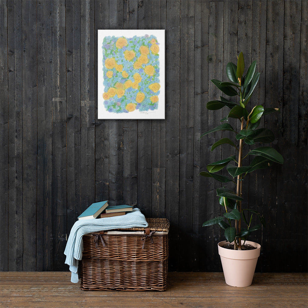 Four Seasons Summer Floral Fine Art Canvas Print
