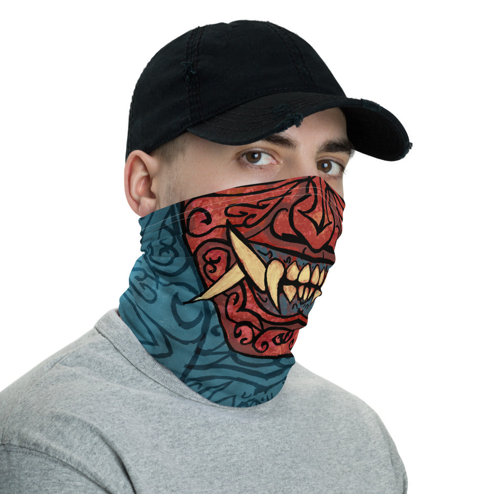 Samurai Oni Neck Gaiter Face Mask