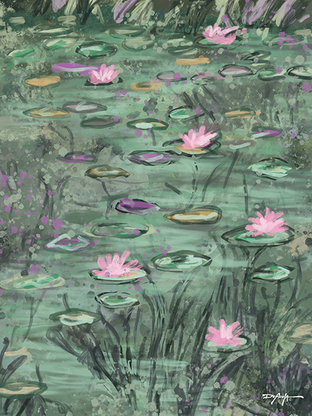 Lily Pads Fine Art Canvas