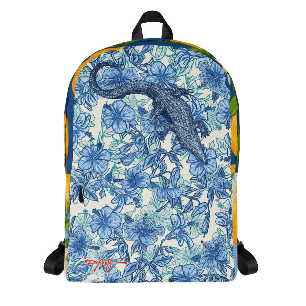 Floral Gator Orange Blossom Backpack