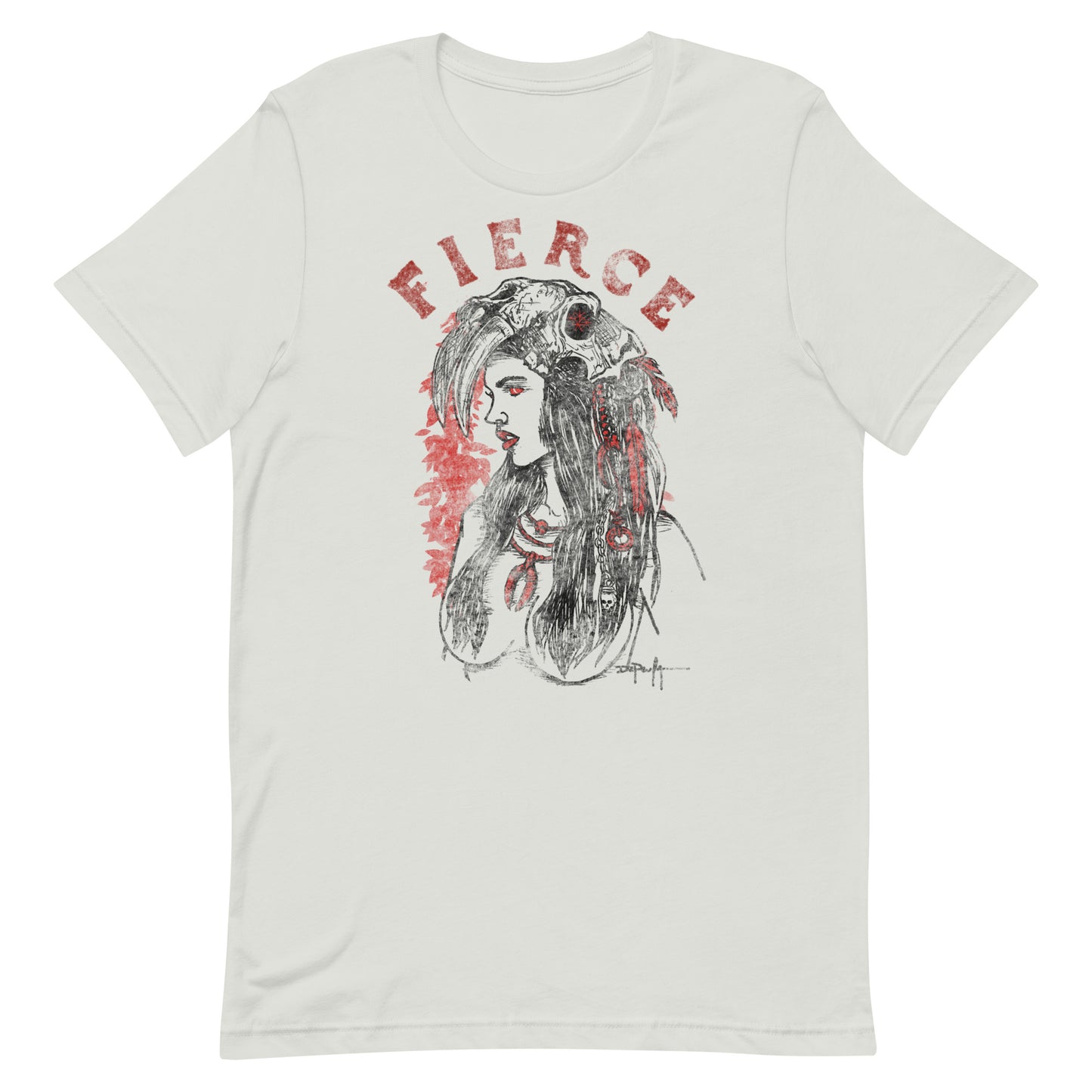 Fierce Woman Warrior Unisex t-shirt