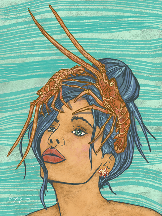 Wayfinder Woman Portrait Beryl Fine Art Canvas 18" x 24"