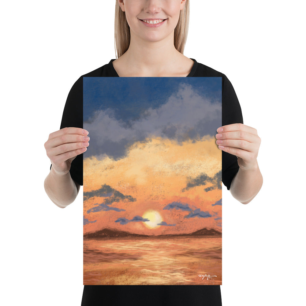 Calm Becoming Sunset Fine Art Print