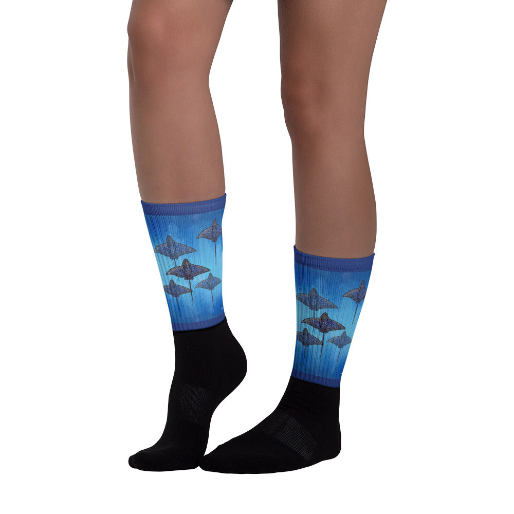 Spotted Eagle Ray Socks